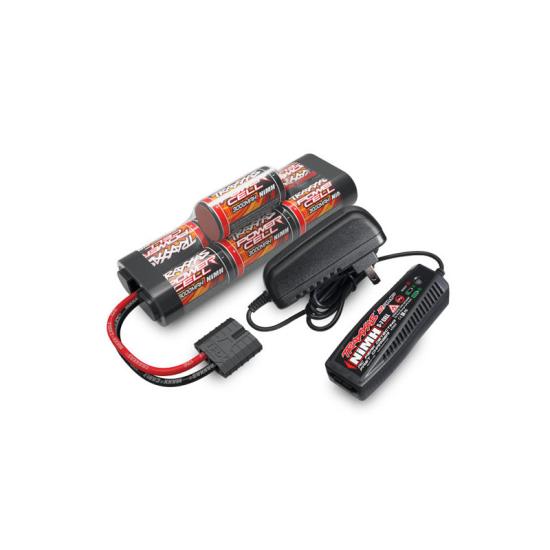 Traxxas Pack chargeur 2969G + 1 batterie NIMH 8,4V 3000mah 2926X