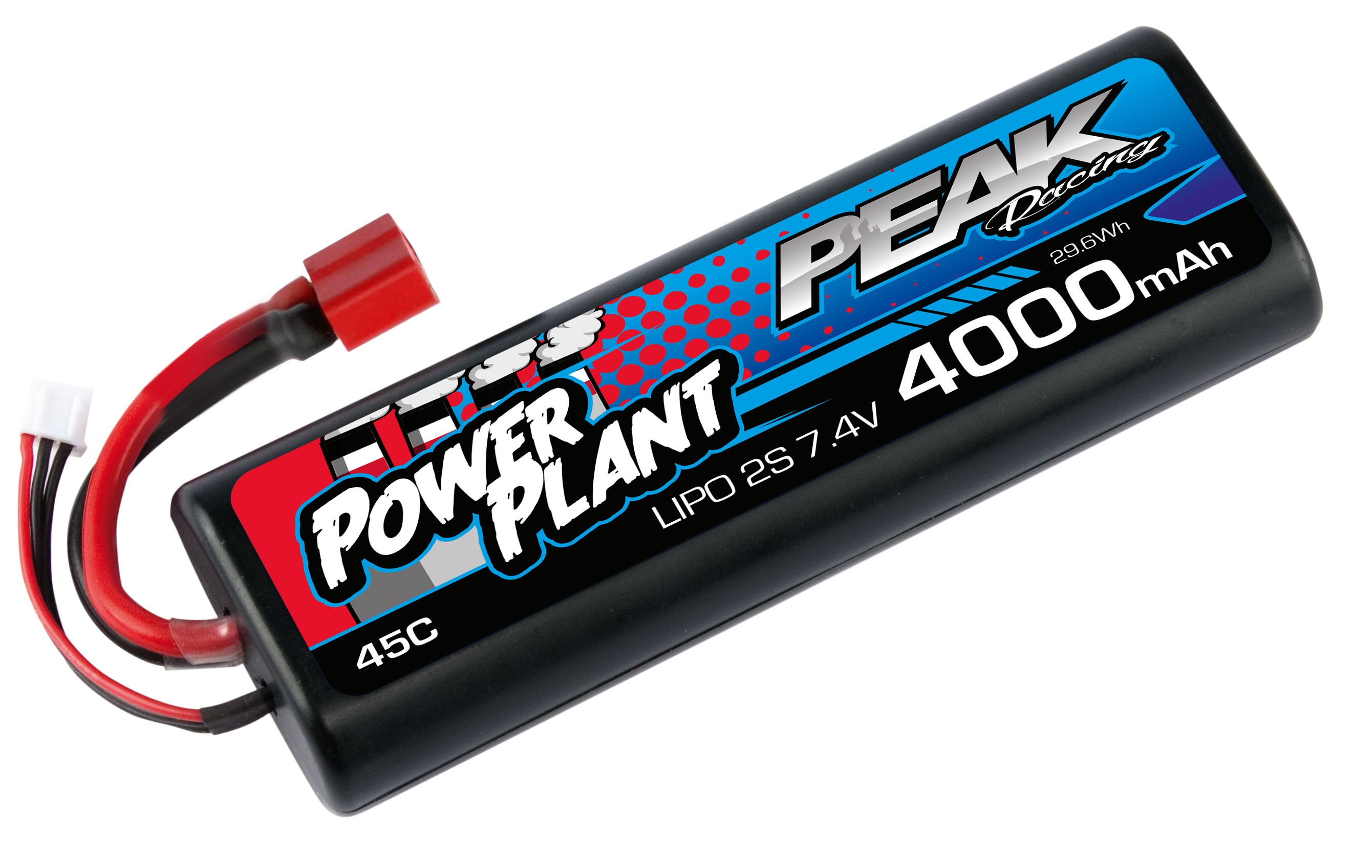 Batterie Accu Peak Lipo 2S 7.4V 4000mah 45C DEAN