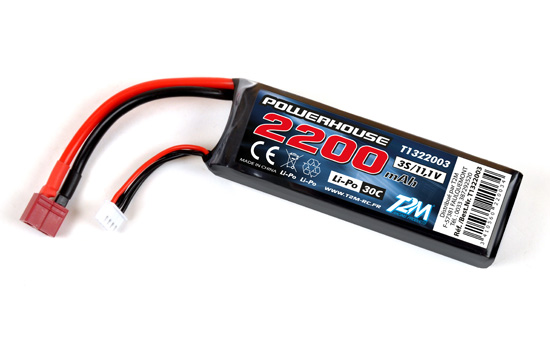 T2M Batterie LiPo 3S 11.1V-2200mAh