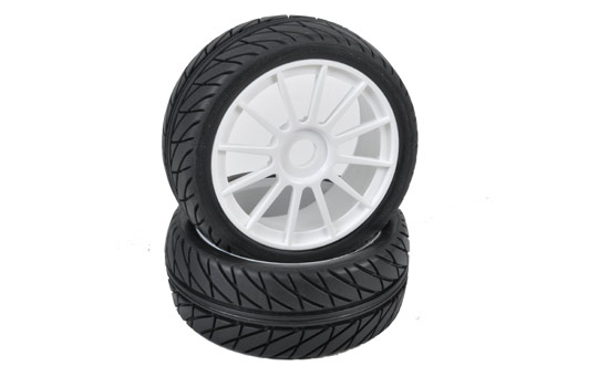 Paire de pneus X-Rally pour TT 1/8