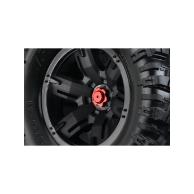 Traxxas écrous de roues alu rouge 4pcs 1/5 TRX7758R