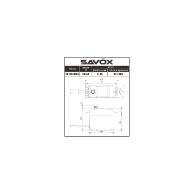 Servo 1/5eme SAVOX DIGITAL 35kg / 0,15sec. 7.4V
