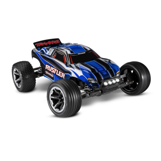 Traxxas Rustler 4x2 Brushed 1/10 Led + accus/ chargeur