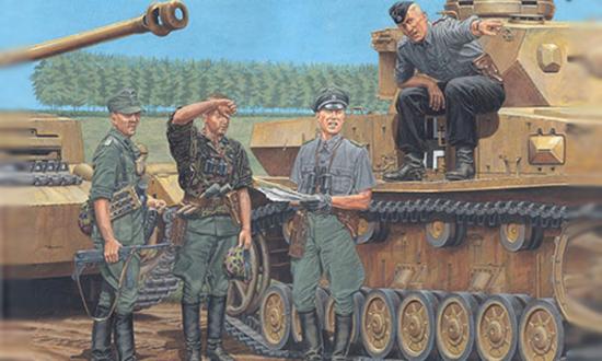 Maquette Officiers allemands Koursk 1943