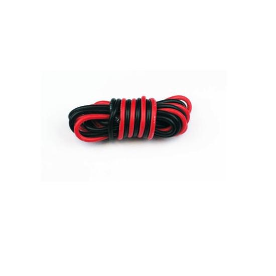 Fils silicone AWG18 / 0.81mm2 Rouge+Noir 20cm