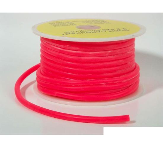 Durite rouge fluo 2.4 x 5.2 (1m)