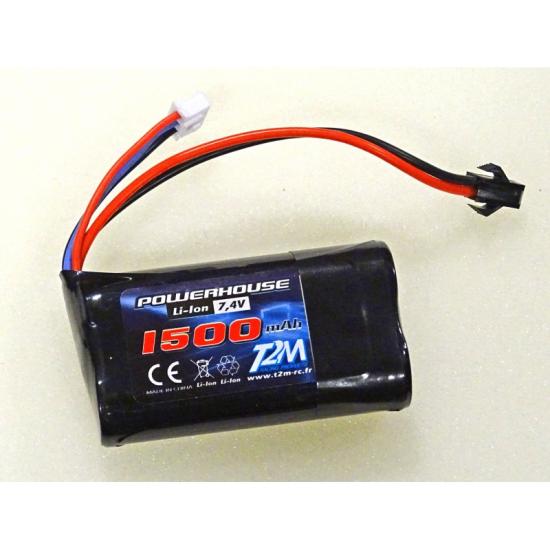 T2M Batterie Li-ion 7.4V 1500mAh - T620/02
