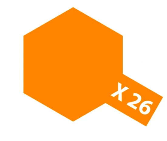X26 Orange translucide 10ml Tamiya