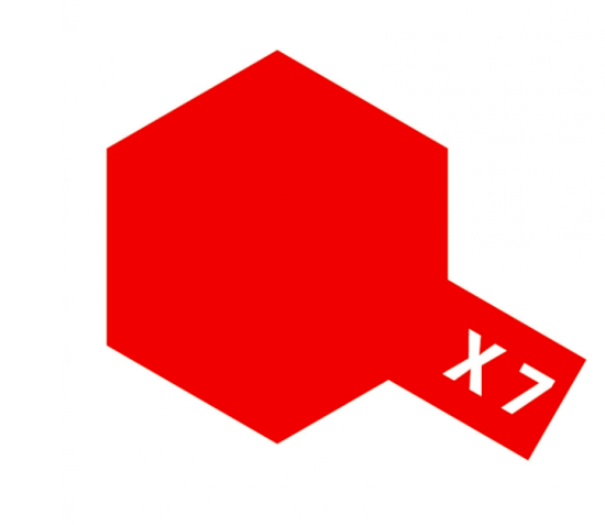 X7 Rouge brillant 10ml Tamiya