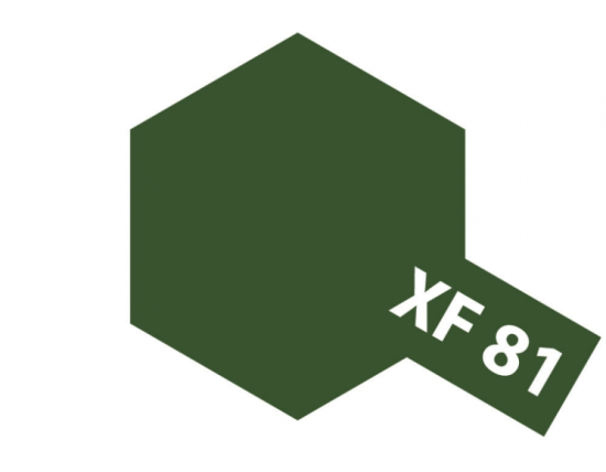 XF81 Dark Green RAF mat