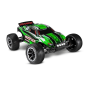 Traxxas Rustler 4x2 Brushed 1/10 Led + accus/ chargeur Couleur : Vert